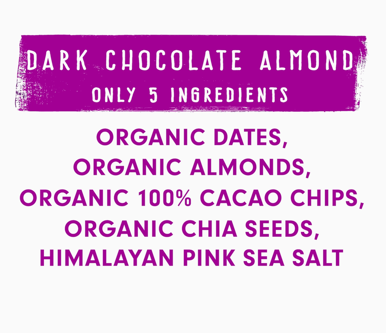 Jonesbar Dark Chocolate Almond Organic Fruit & Nut Bar Vegan