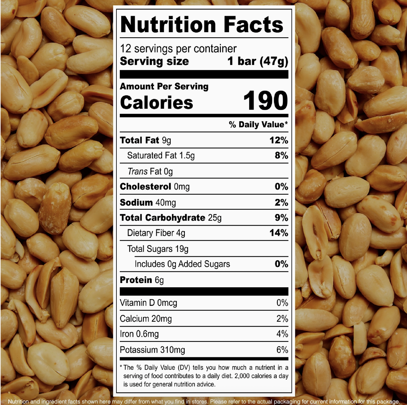 Jonesbar Peanut Butter Vegan Snack