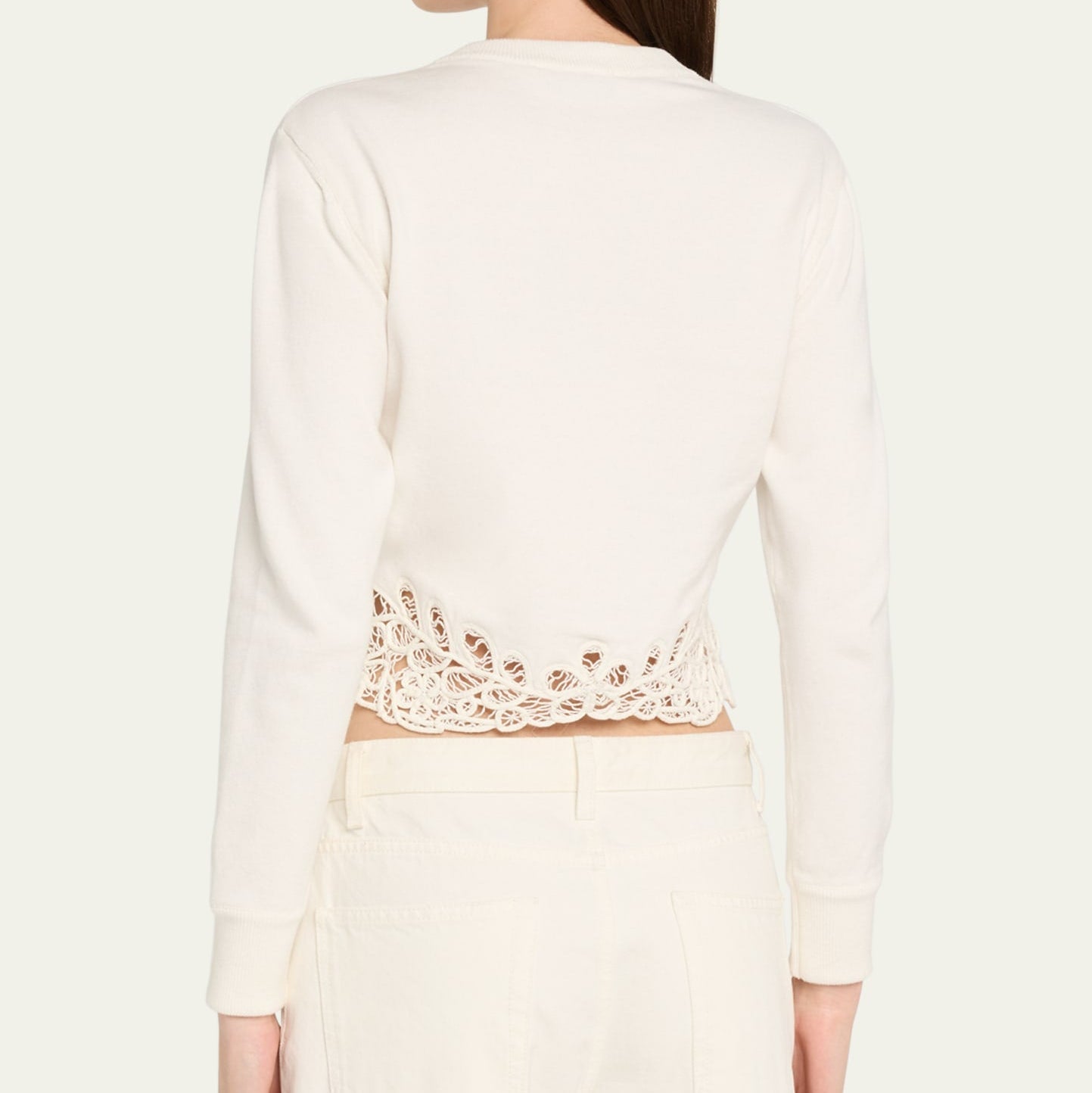 Iyla Soutache L/Slv Cardigan White