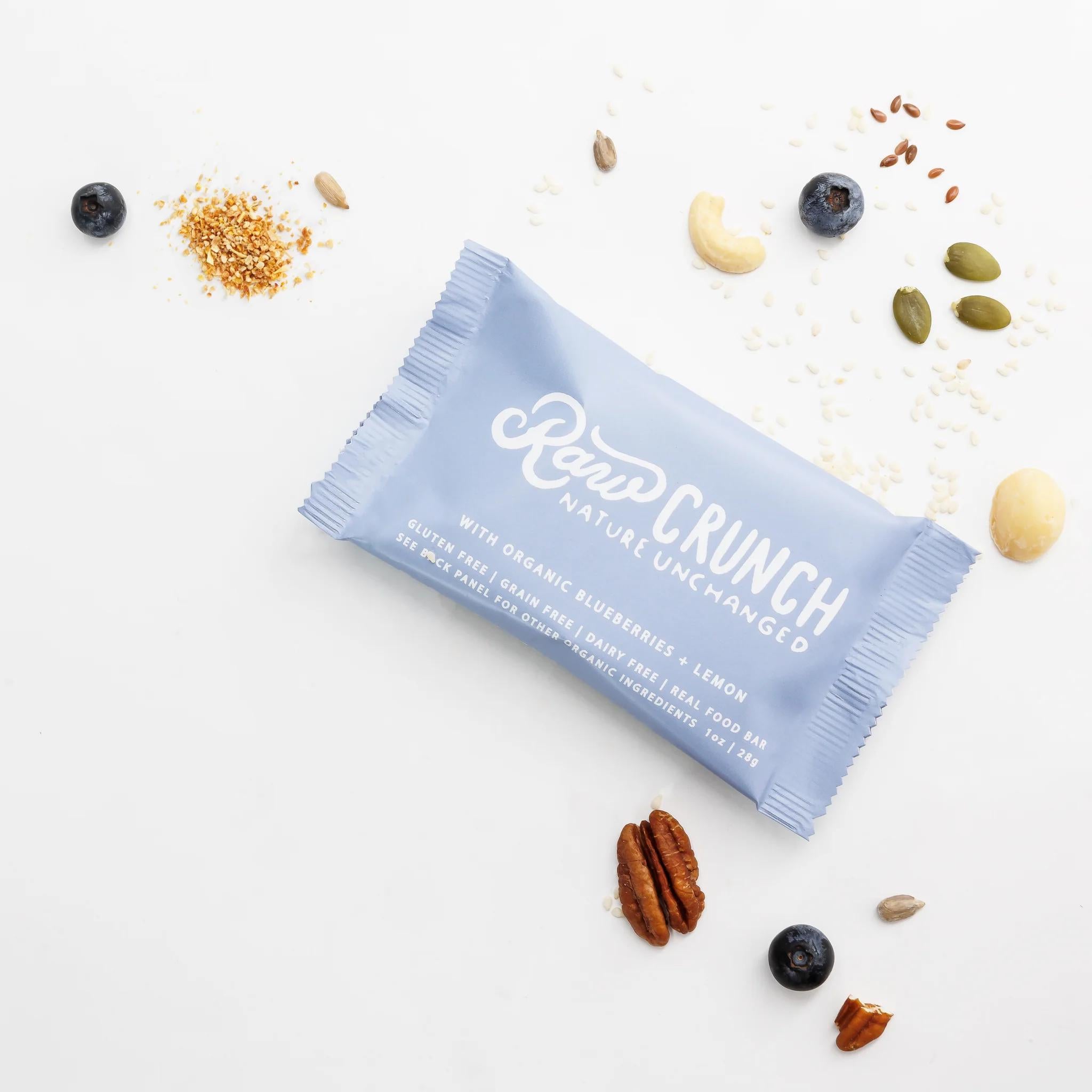 Raw Crunch Blueberry Bar