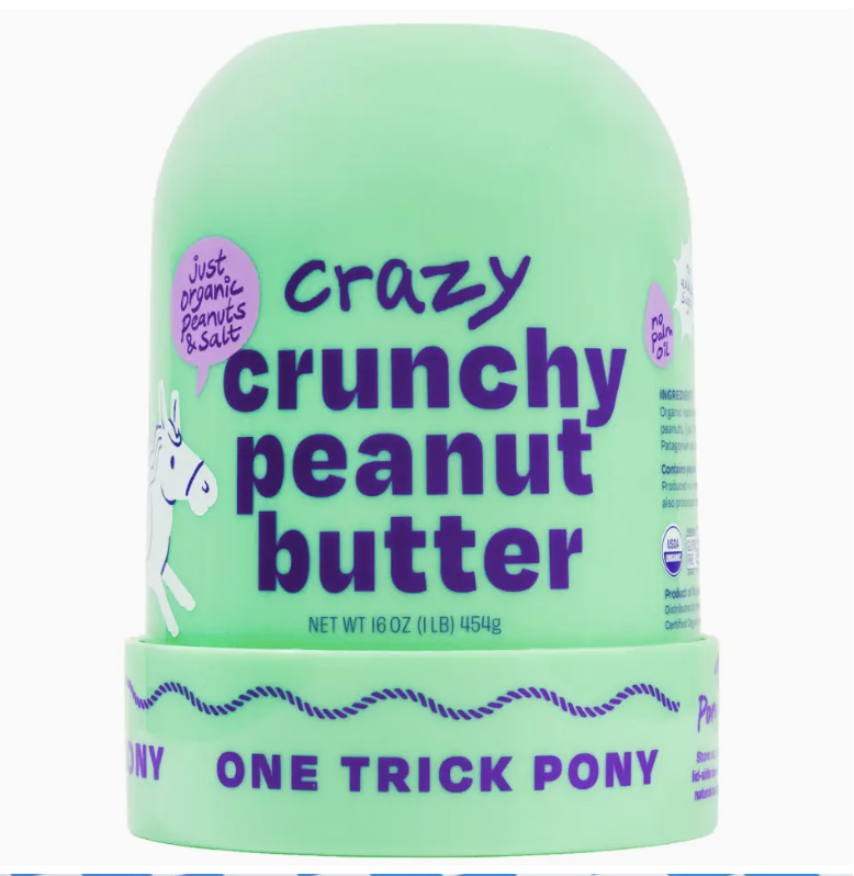 Crazy Crunchy Organic All Natural PB 16oz Jar