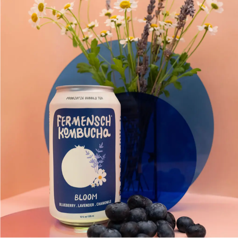 Bloom Blueberry Lavender Chamomile Kombucha