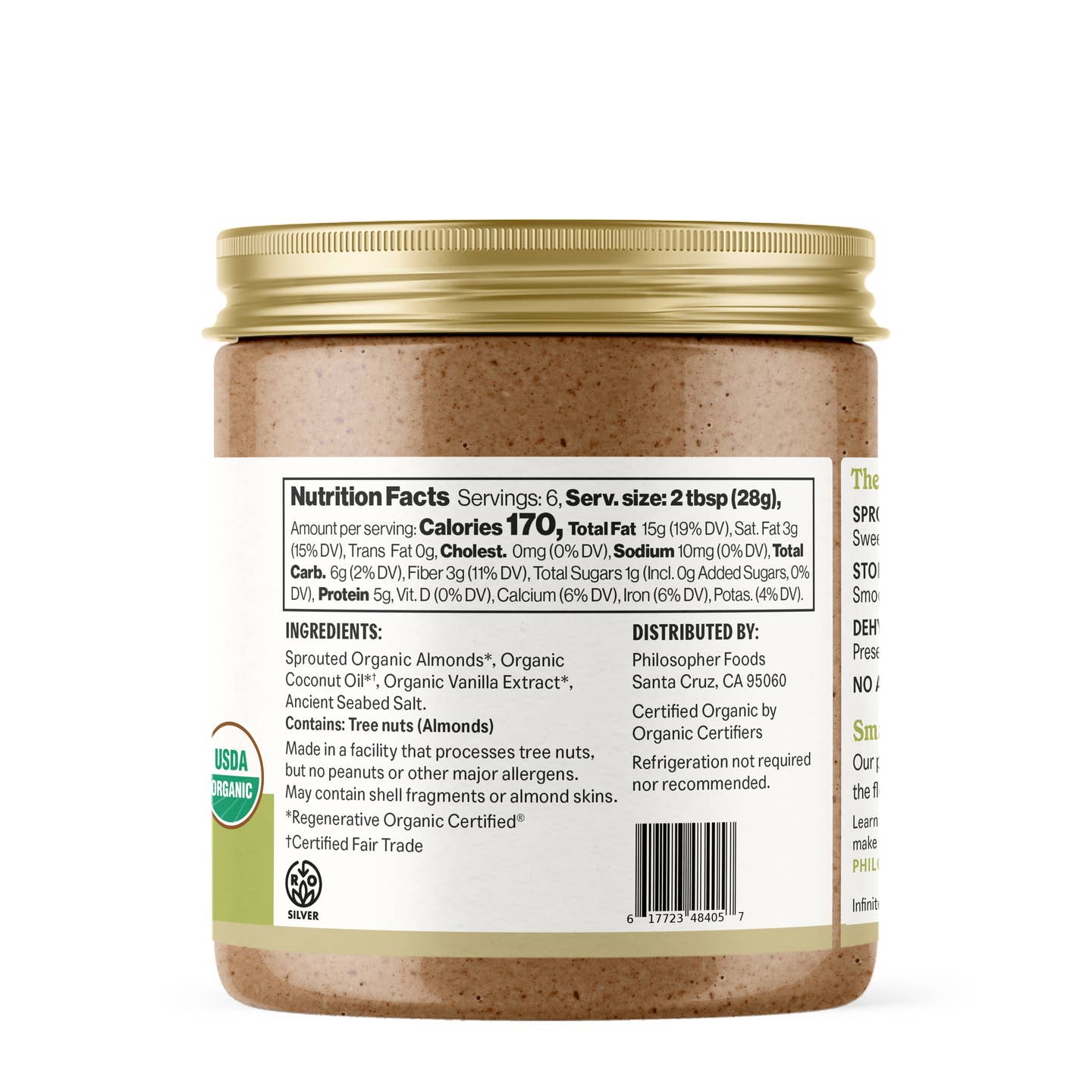 Creamy Alchemy Sprouted Almond Butter