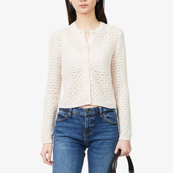 The Chenille Cardi Cream