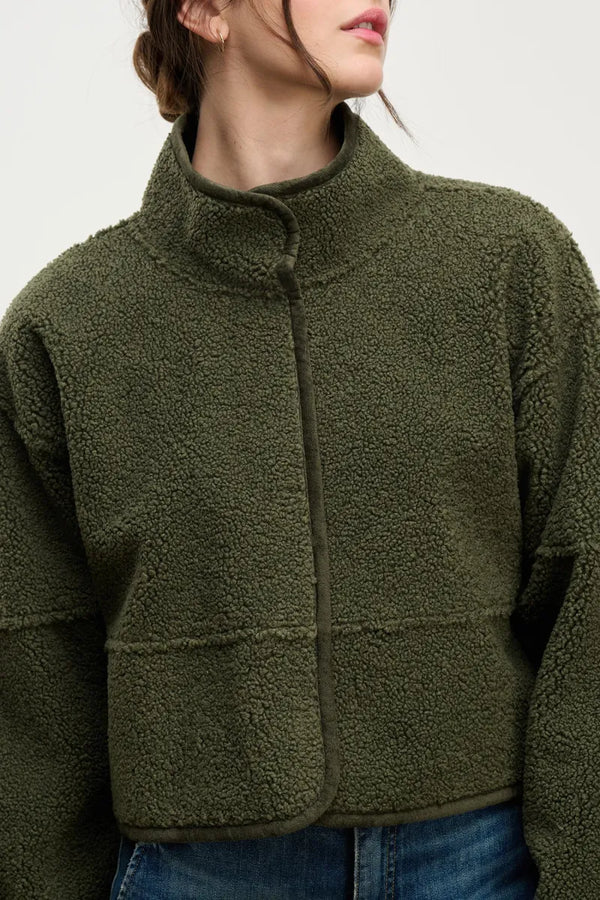 Kelly Sherpa Reversible Jacket Army