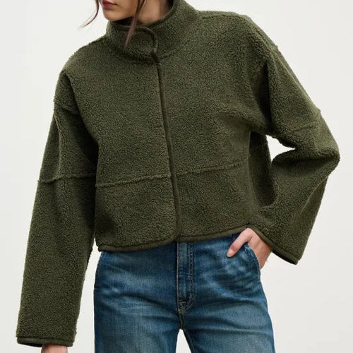 Kelly Sherpa Reversible Jacket Army