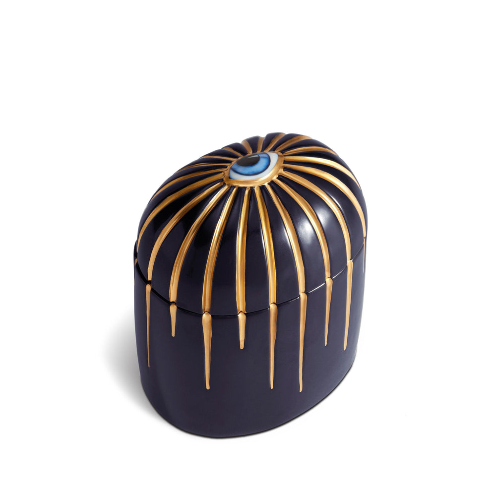 Lito Candle Blue/Gold