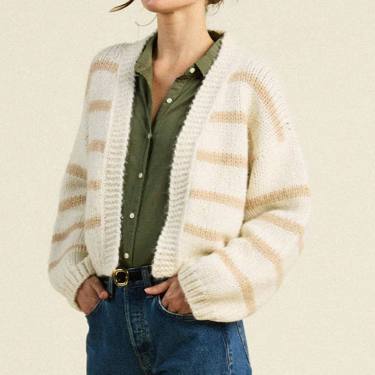 Arlowe Cardigan Antique White