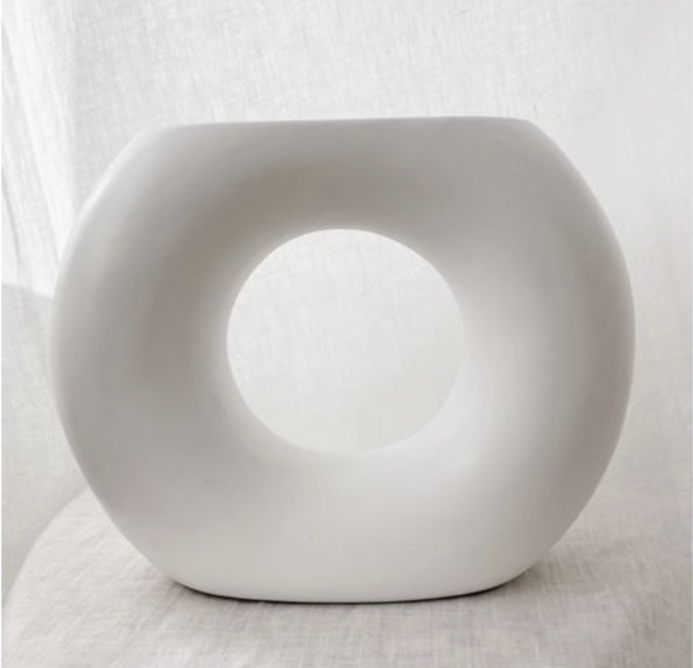 Large Half Modern Circular Vase