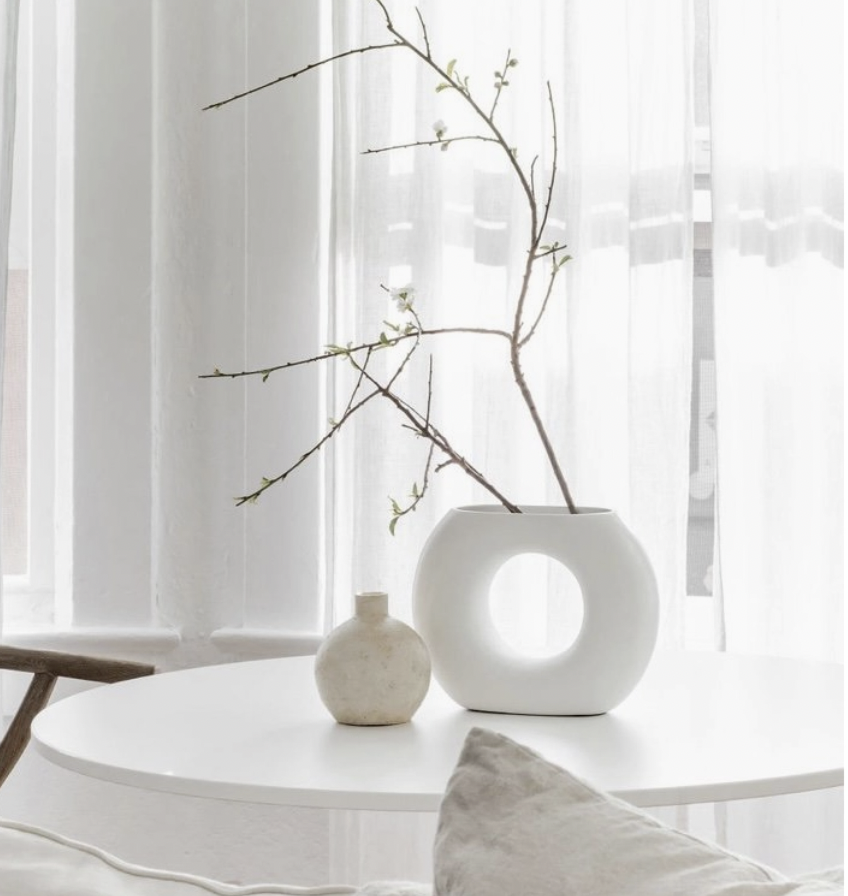 Small Half Modern Circular Vase