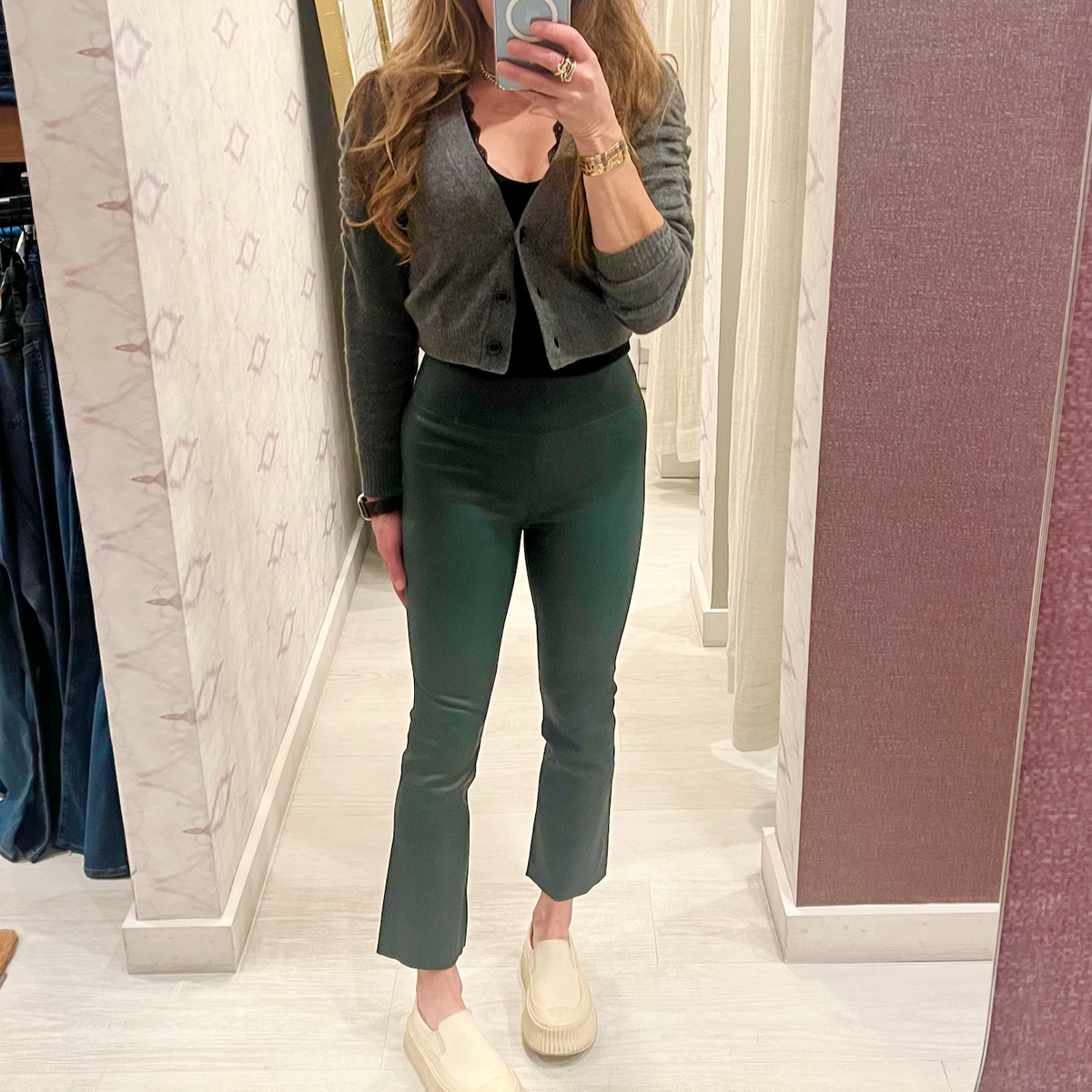 Cropped 2025 flare leggings