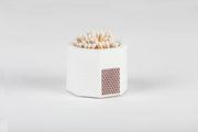 White Match Holder w/ Striker and White Matches