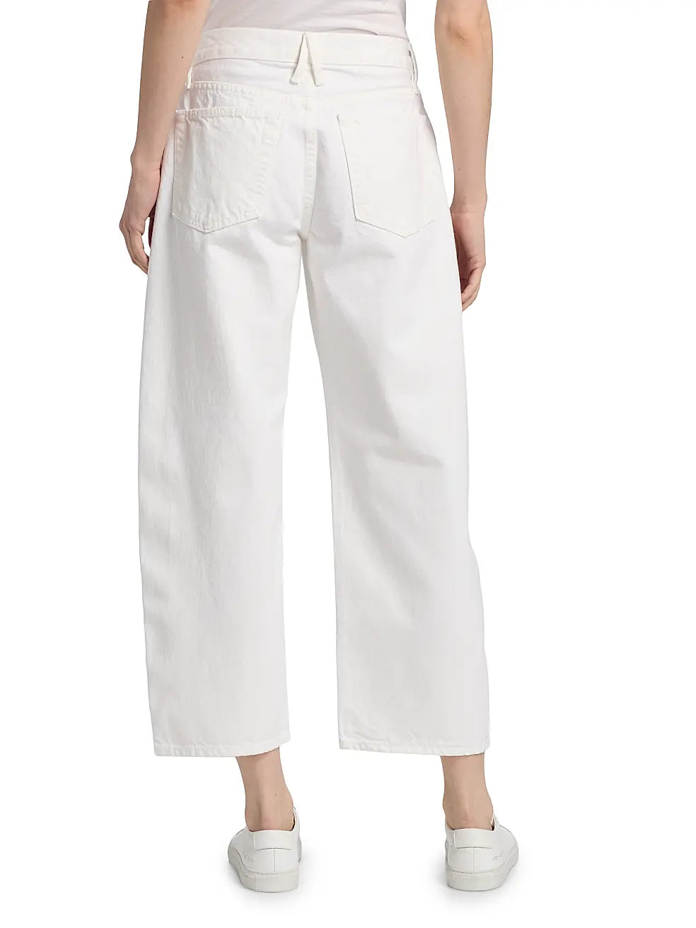 Jamie Ankle Curve White