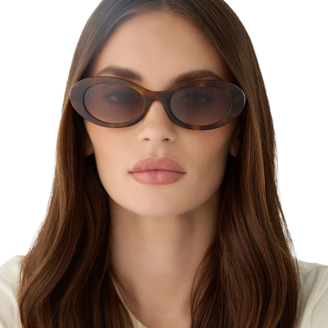Sabrina Honey Tort Brown Gradient Sunglass