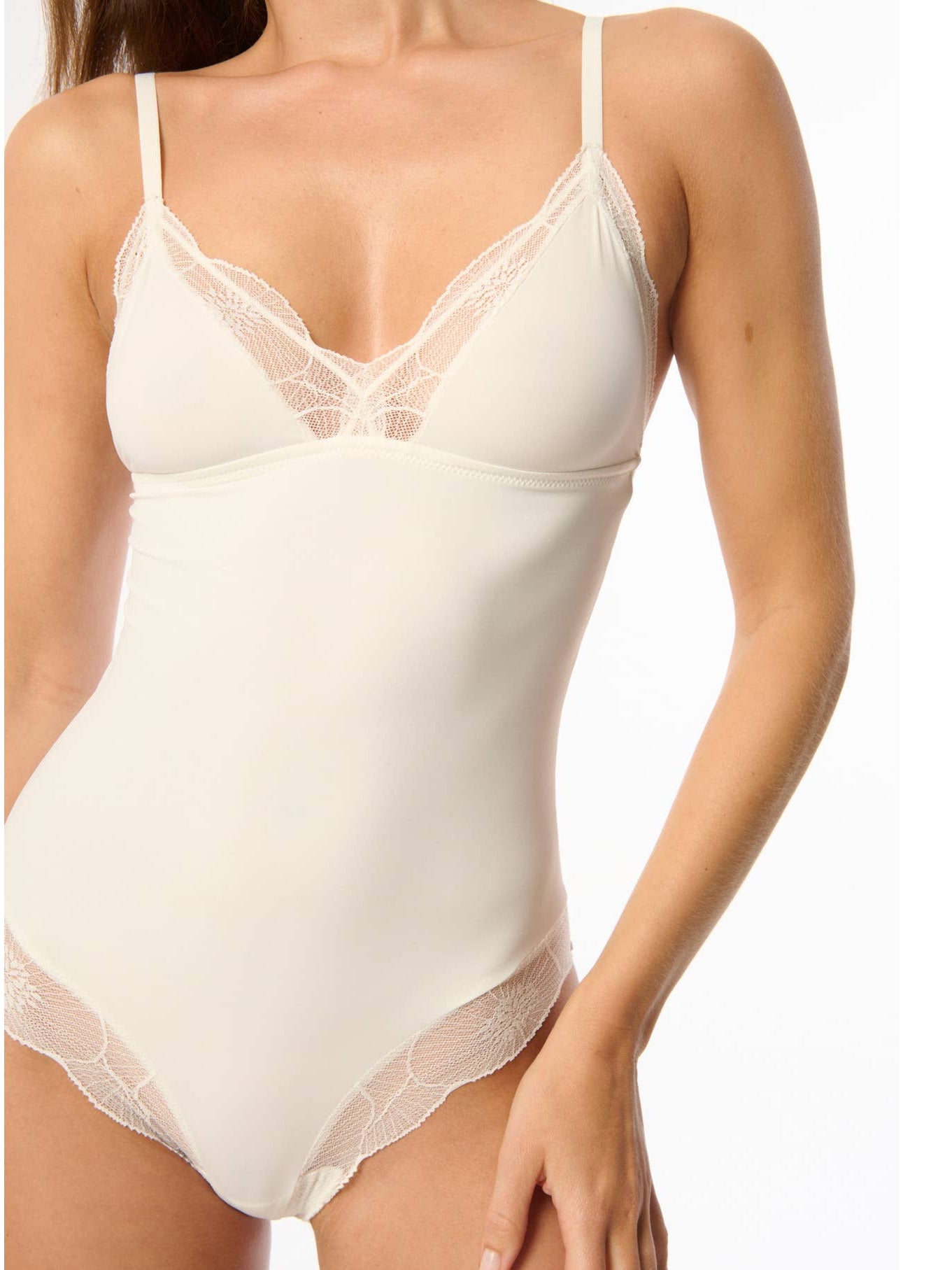 Anemone Soft Triangle Bodysuit Ivory
