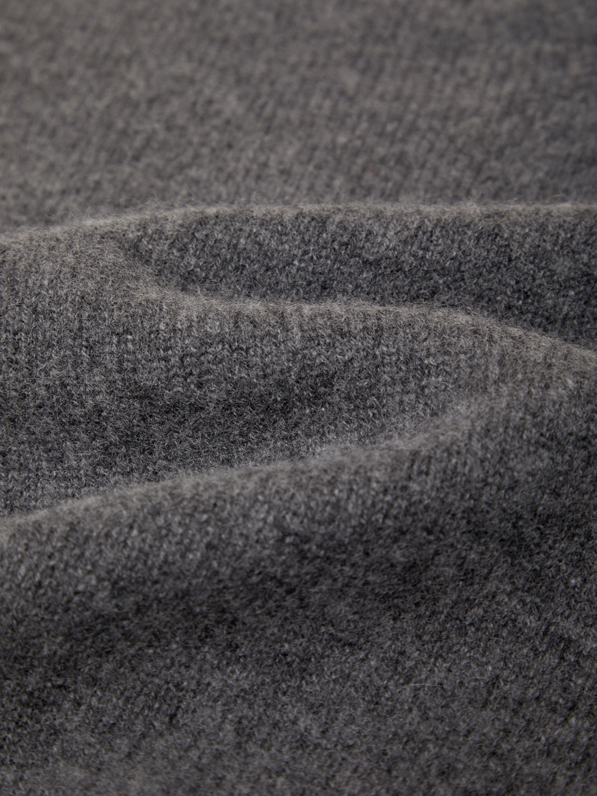 Sloane High V-Neck Pullover Grey Heather Combo