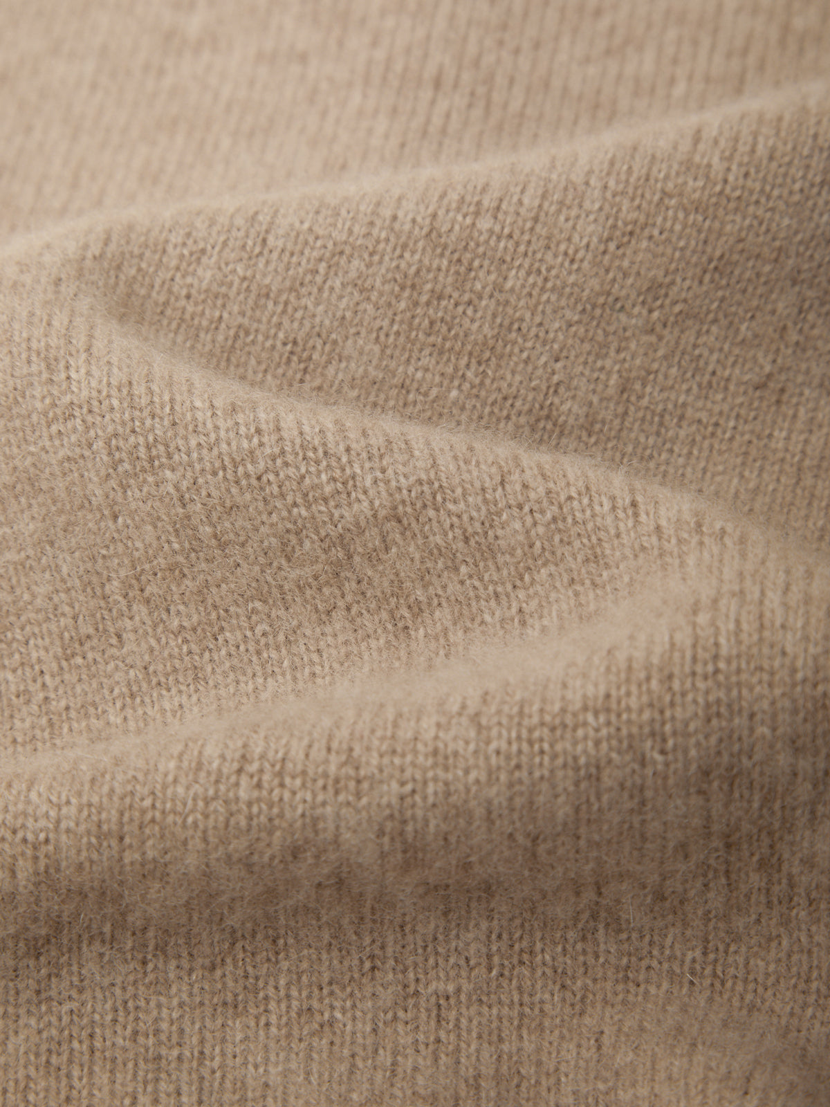 Betsy Classic Cashmere Cardi Camel Heather