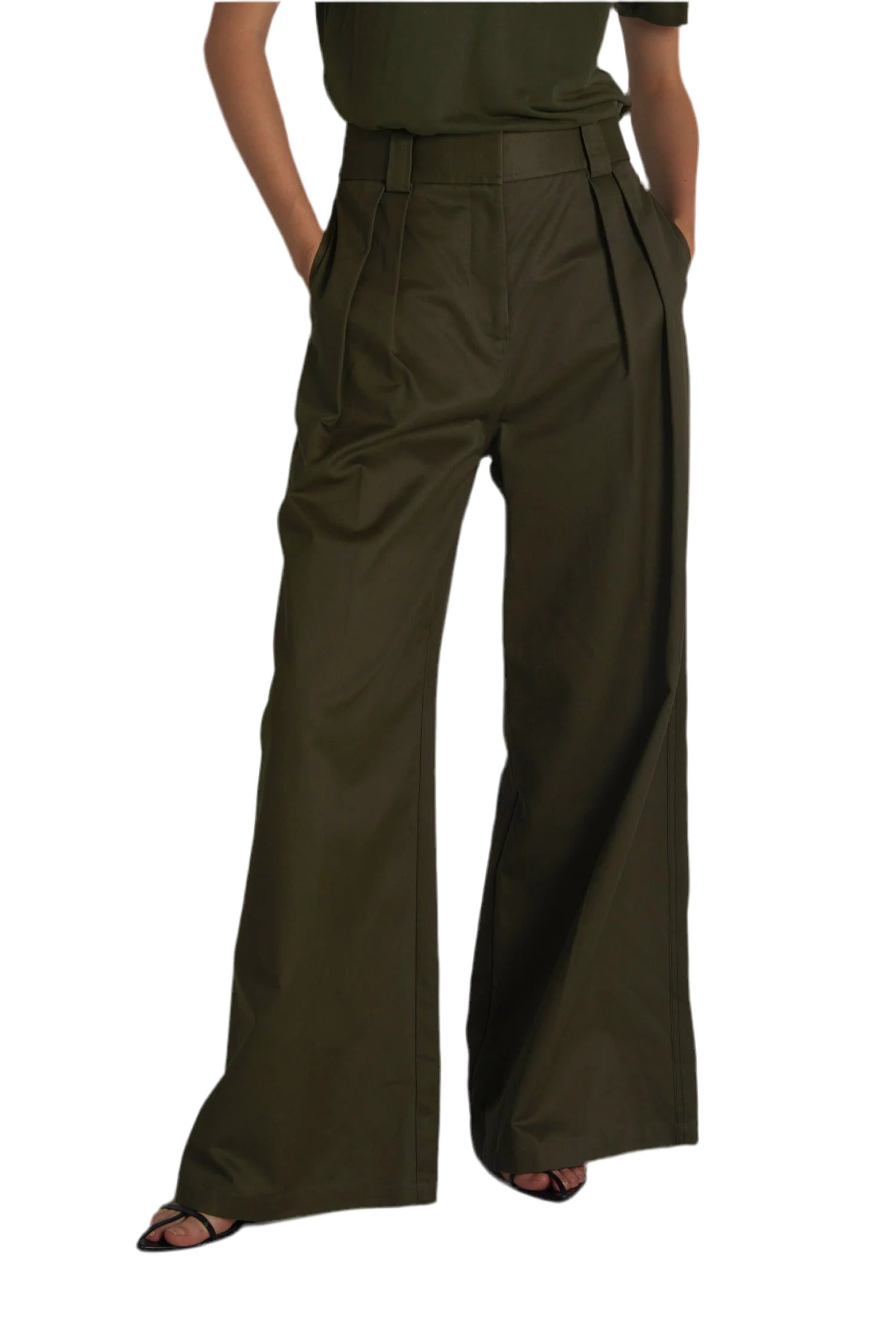 Argo Wideleg Trouser Olive