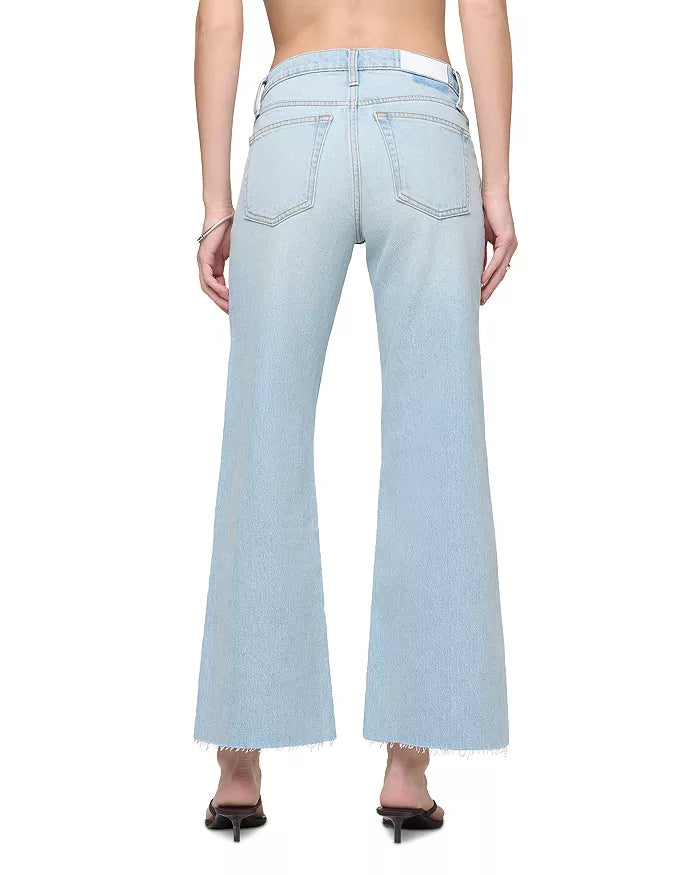 Mid Rise Wide Leg Crop Silver Springs