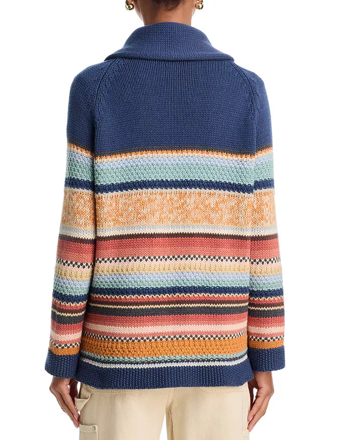 The Mountain Lodge Cardigan Taos Stripe