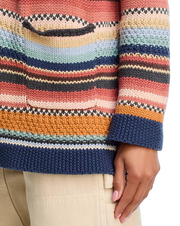 The Mountain Lodge Cardigan Taos Stripe