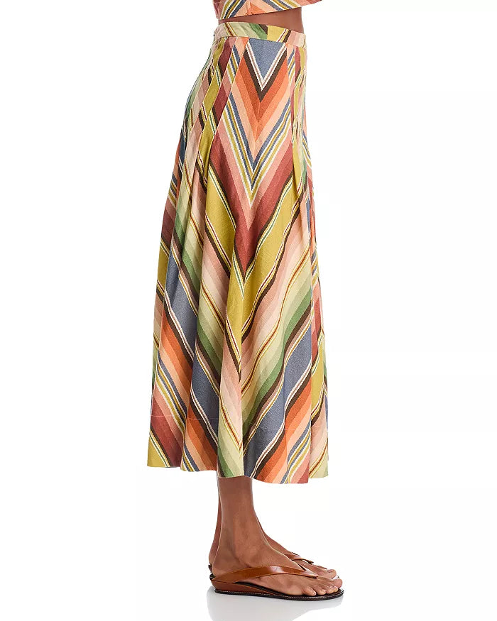 The Rhythm Skirt Davenport Stripe