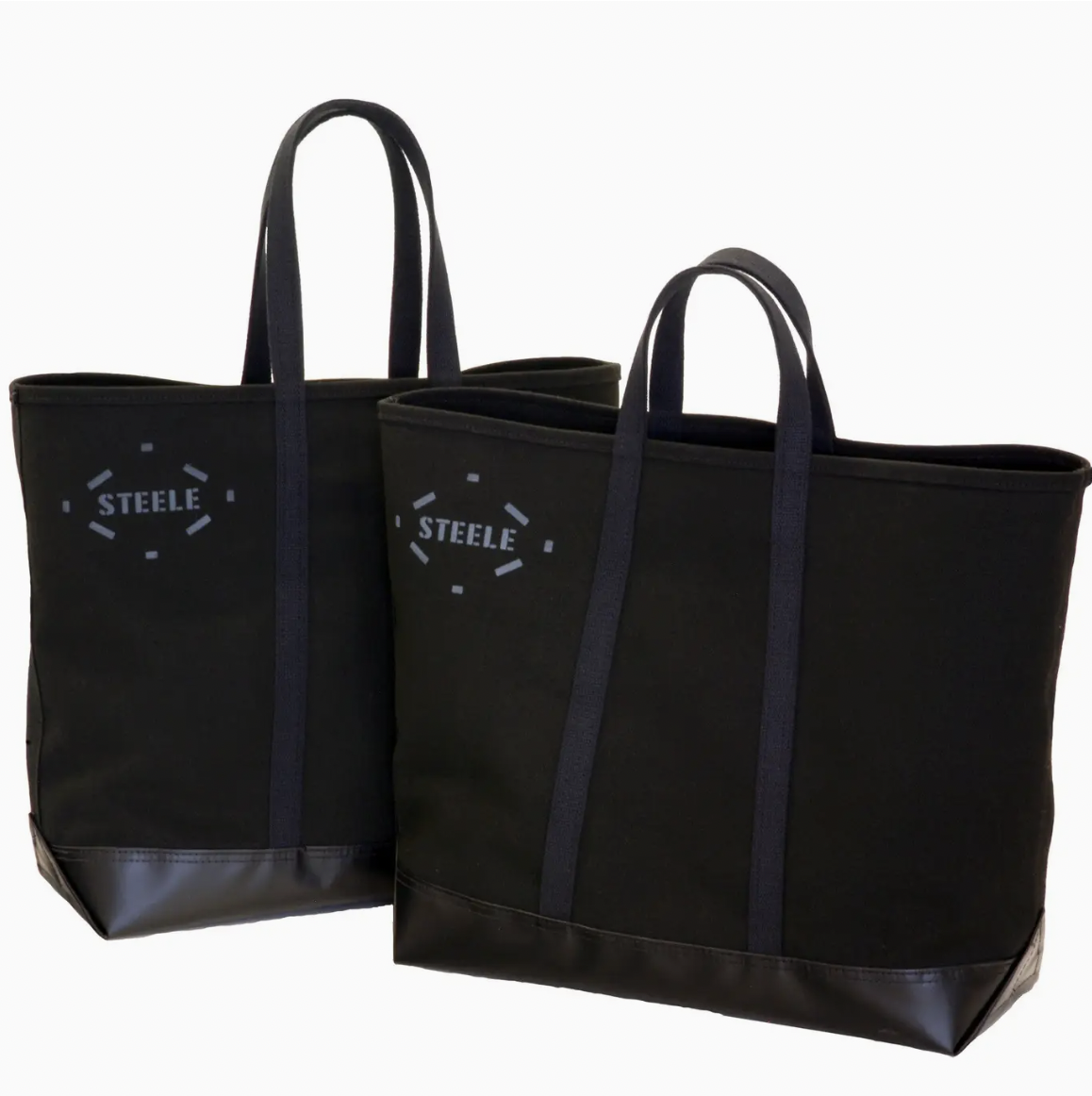 Black Canvas Tote Bag Medium