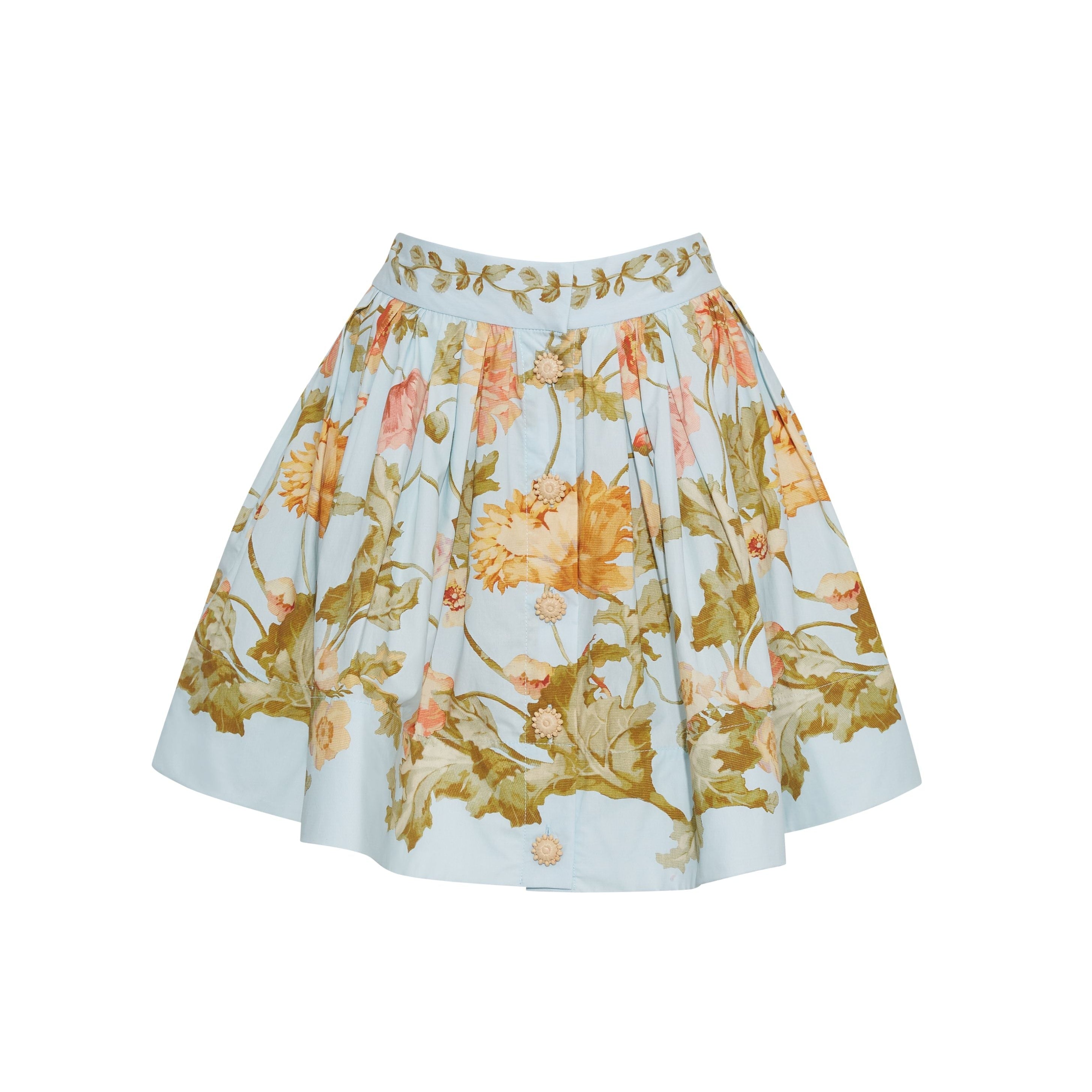 Betty Mini Skirt Lockwood Flora Sky