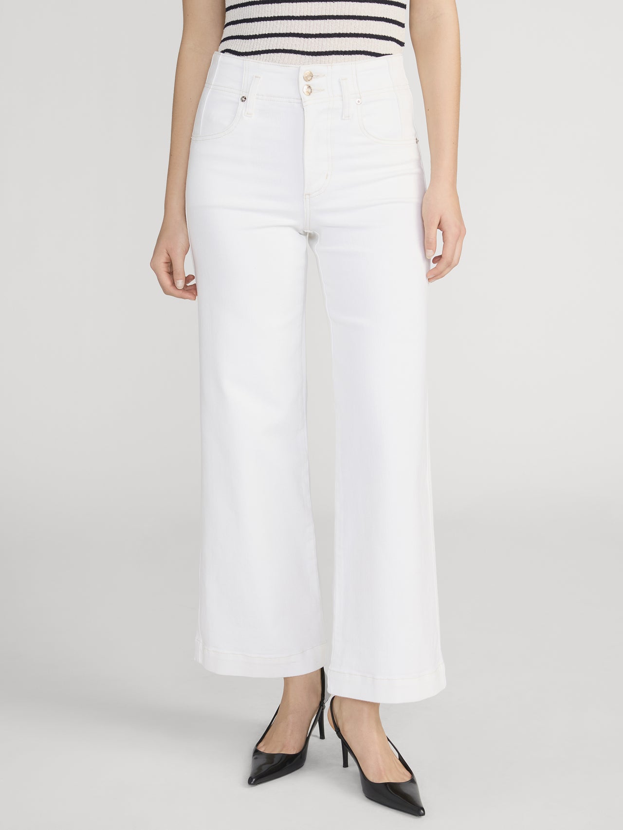 The Seamed Wide Trouser Au Natural Clean
