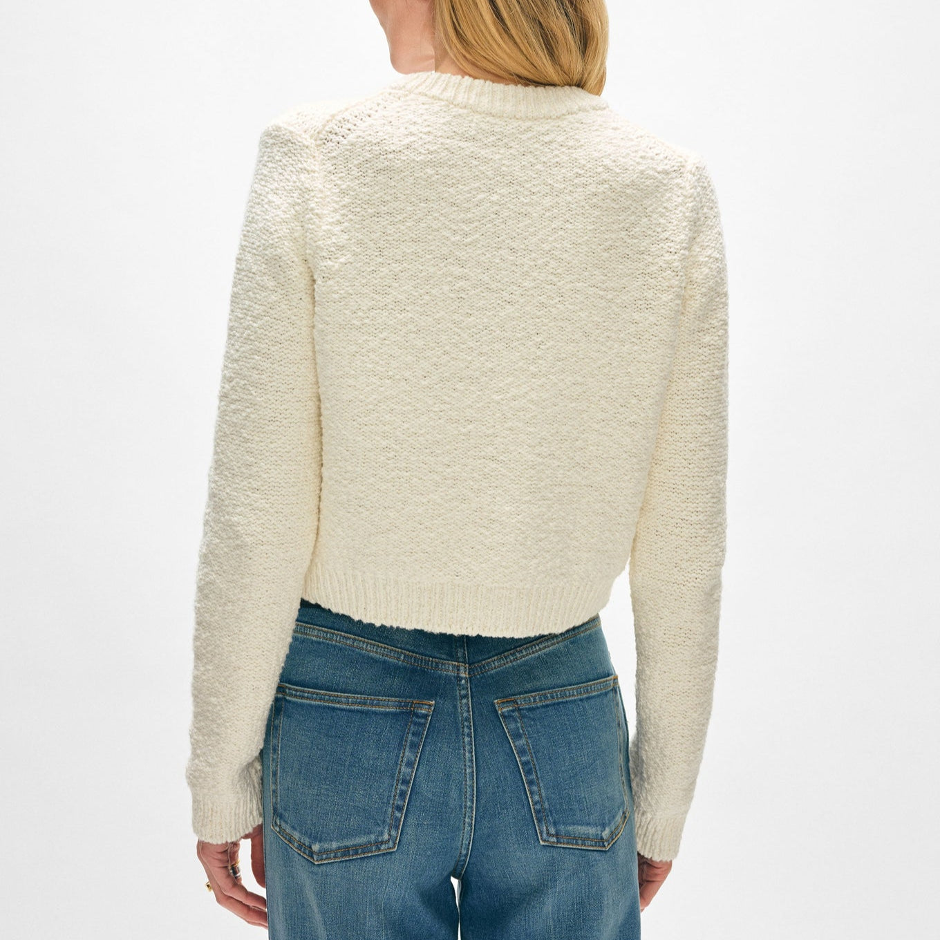 Cotton Slub Pkt Cardigan Ivory