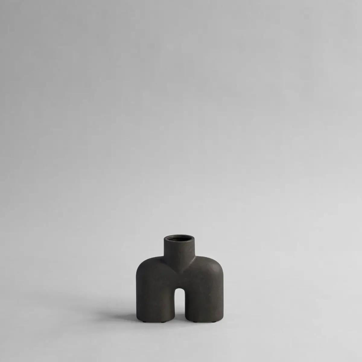 Cobra Mini Vase - Matte Black