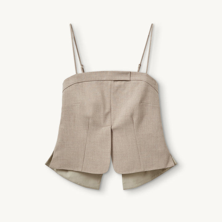 Pisano Top Beige Melange