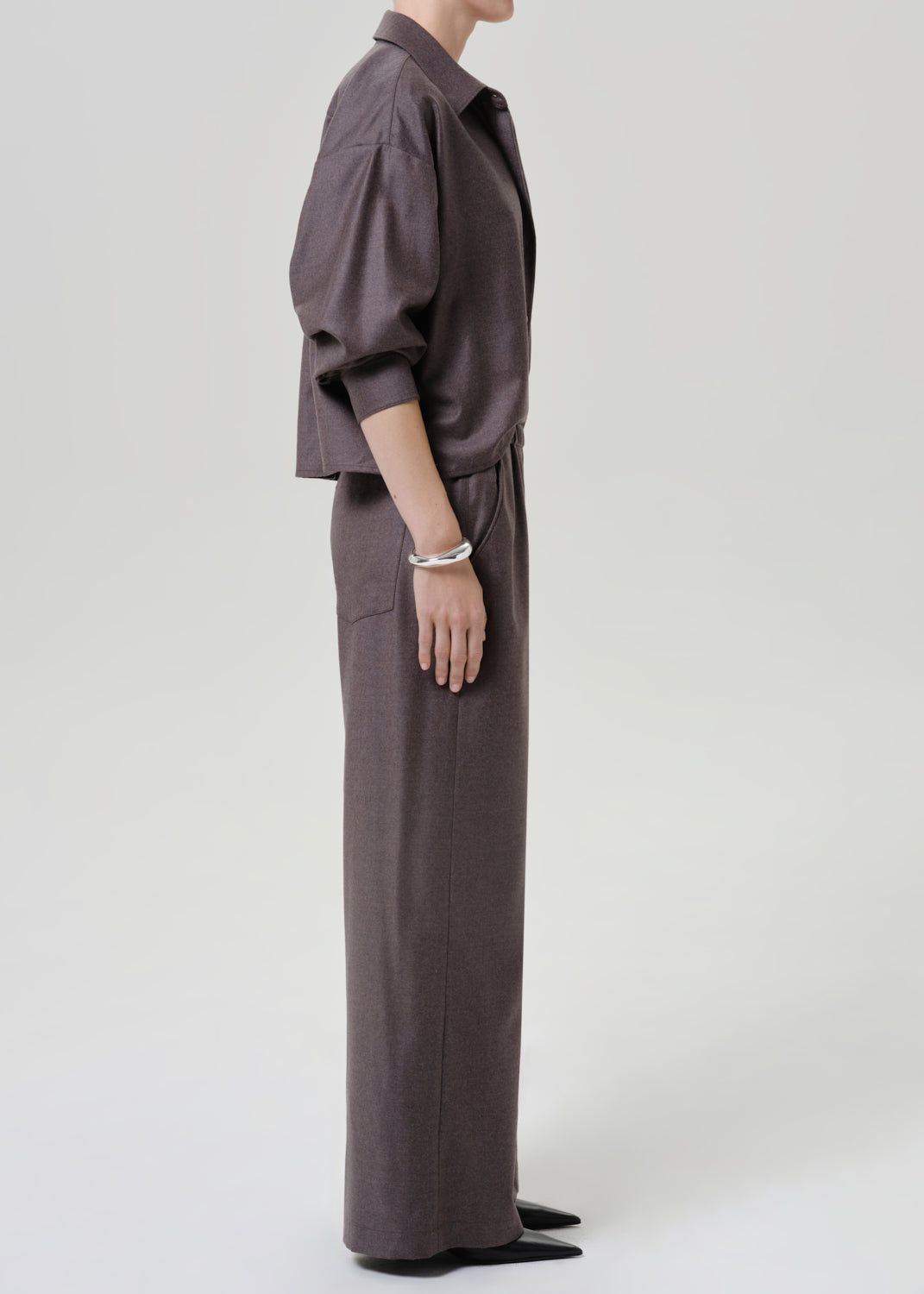 Clara Pull on Pant Heather Brown