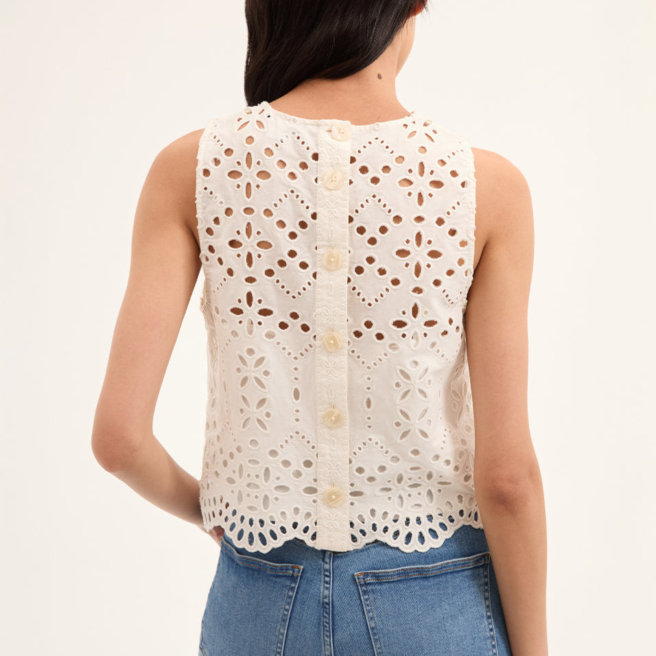 Adelyn Top Off White