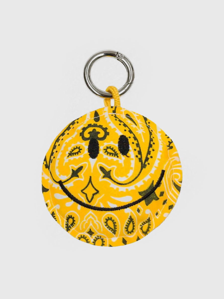 Happy Face Charm Gold Yellow
