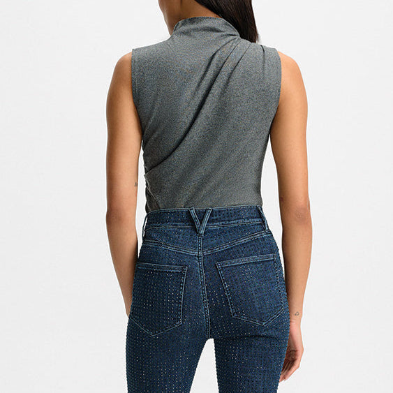 Mylie Slvless Top Med Heather Grey