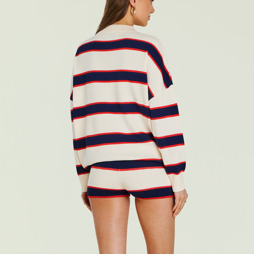 Taby Sweater Eggshell Stripe