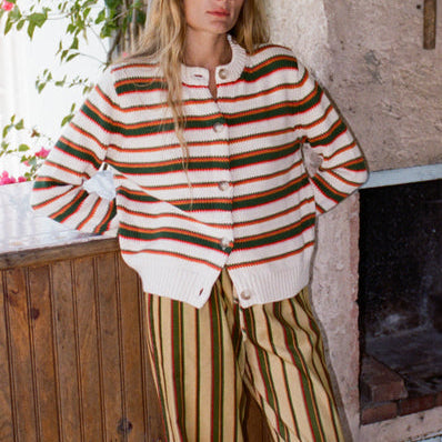 Lorene Cardigan Venice Stripe