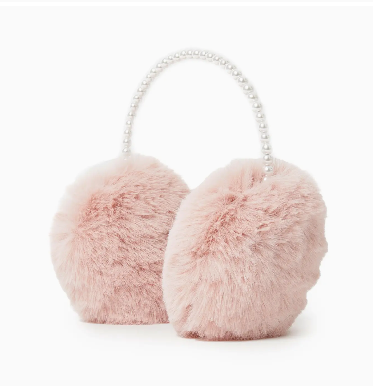 Faux Fur Pearl Earmuffs
