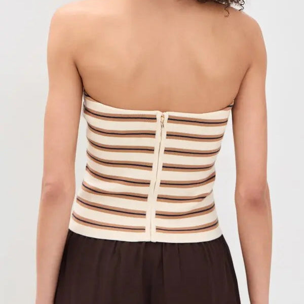 Briar Tube Top Navy/Ginger