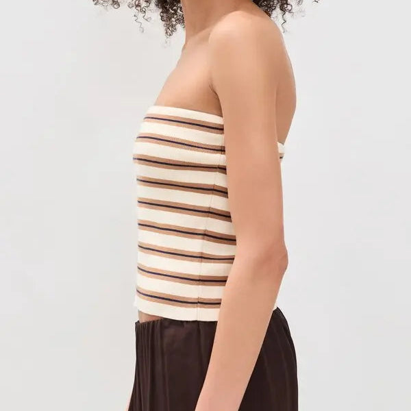 Briar Tube Top Navy/Ginger