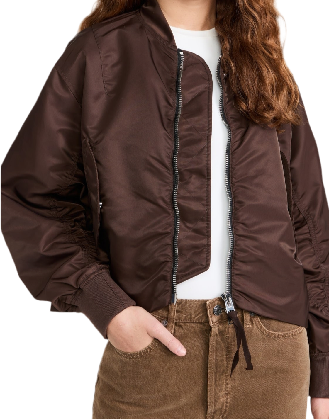 Skylar Bomber Walnut Brown