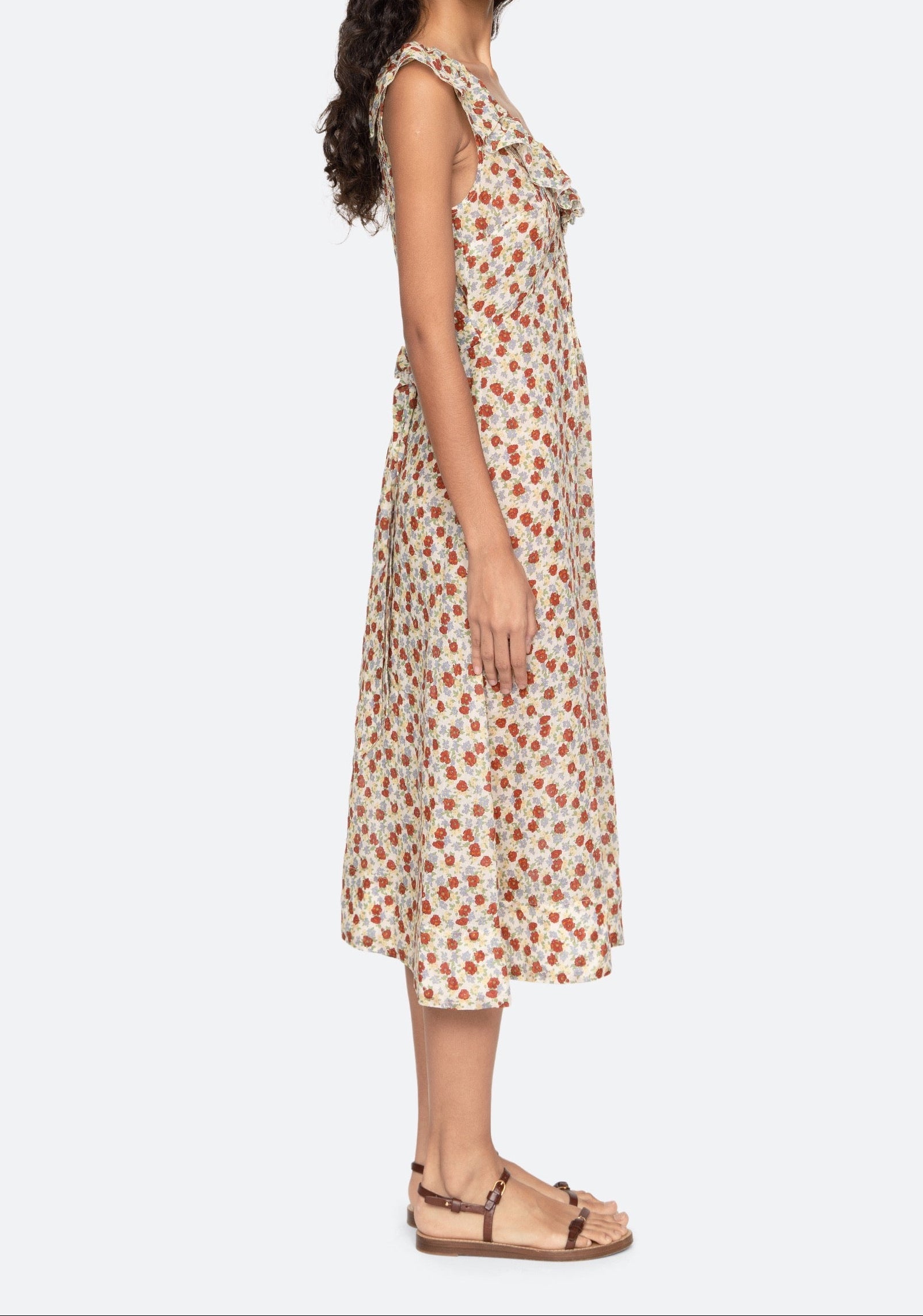 VIERA PRINT MIDI DRESS (D1)
