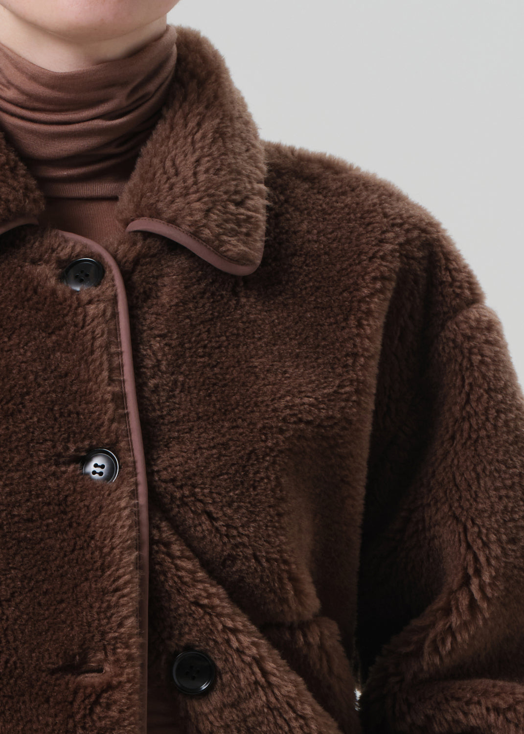 Astrid Sherpa Jacket Warm Tan