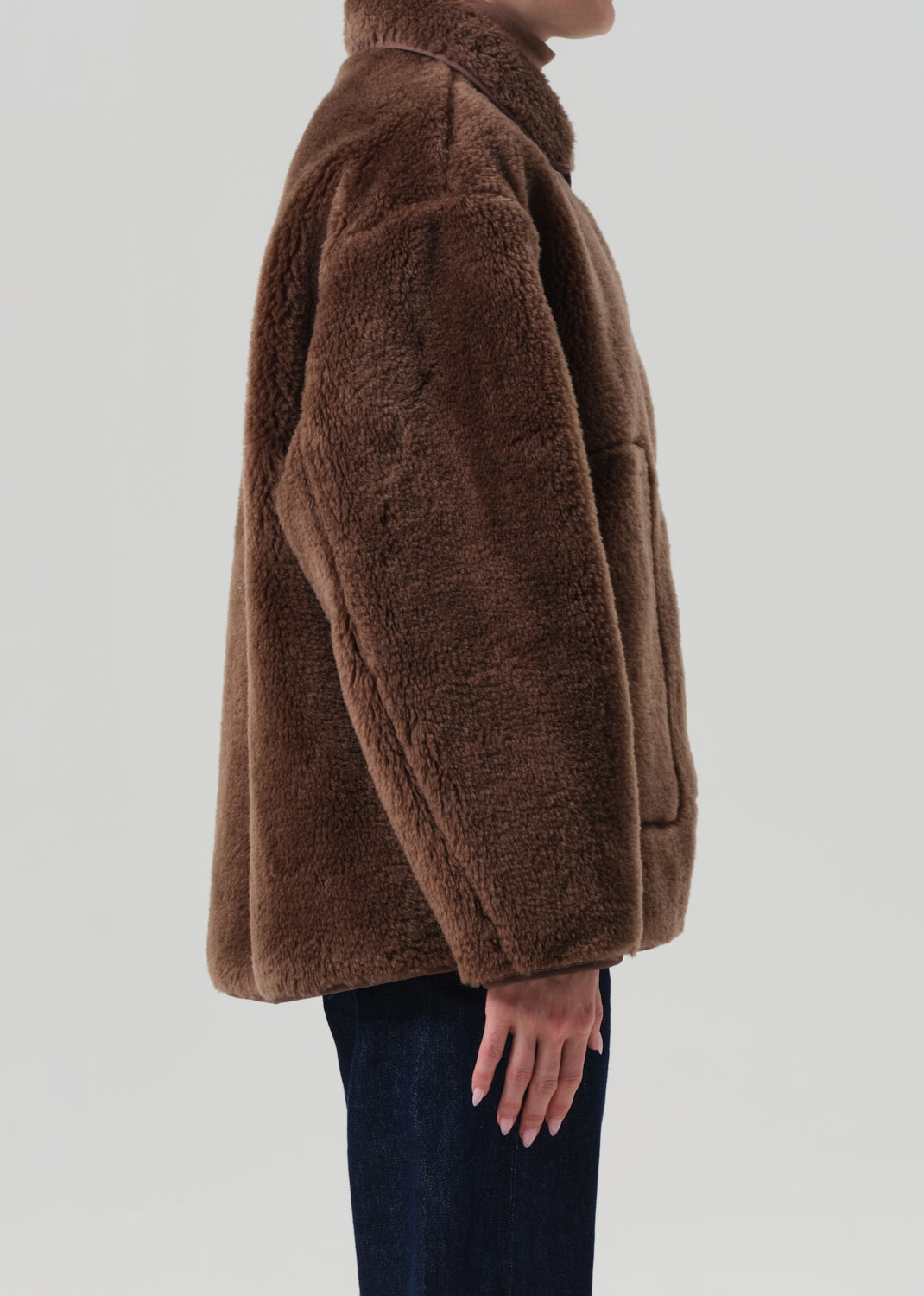 Astrid Sherpa Jacket Warm Tan