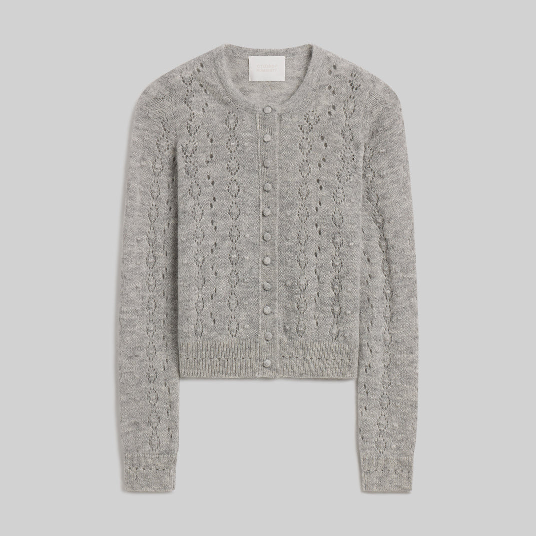 Tabitha Cardigan Heather Grey