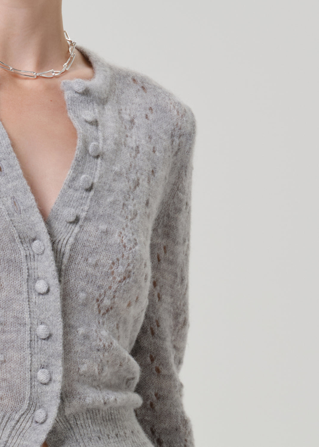 Tabitha Cardigan Heather Grey