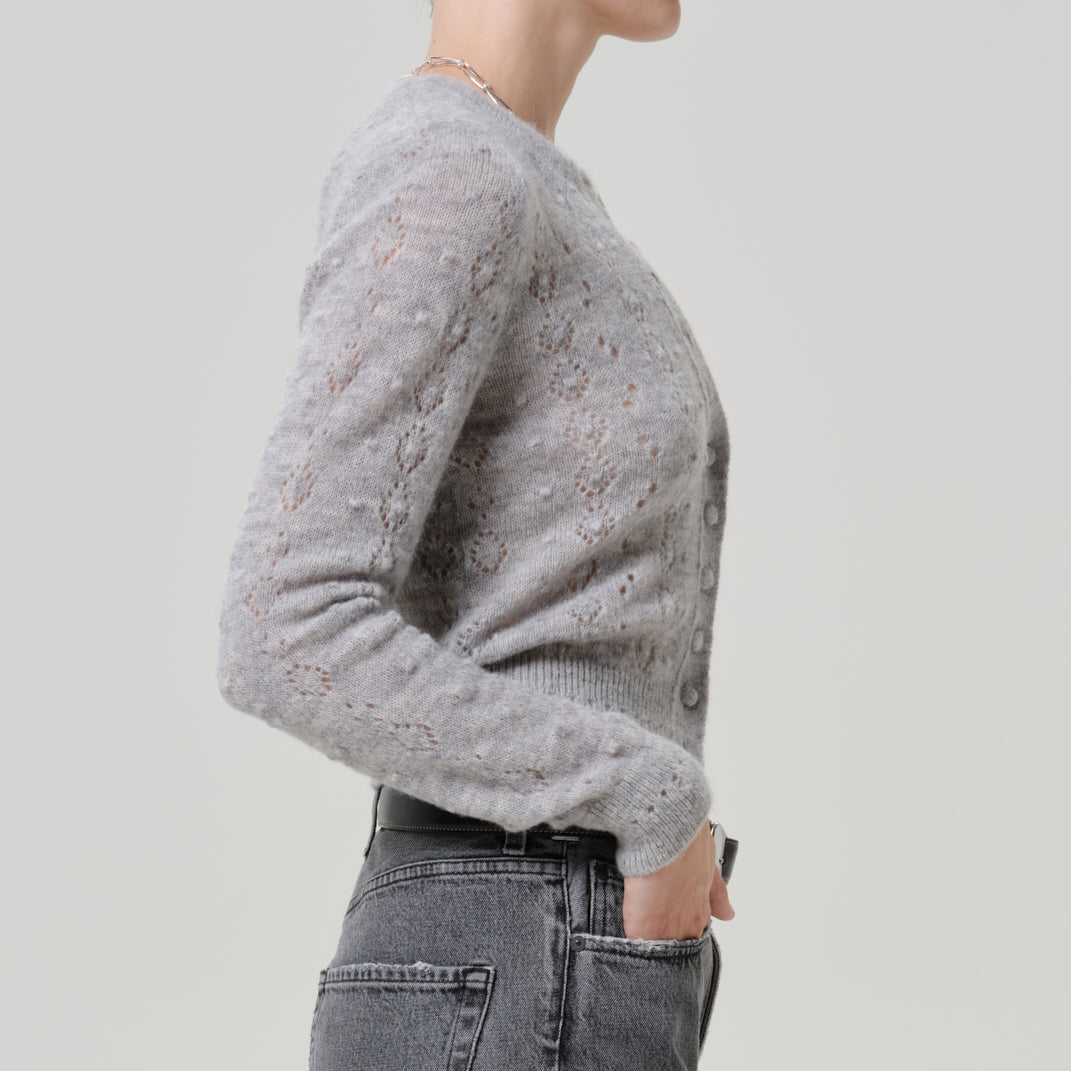 Tabitha Cardigan Heather Grey