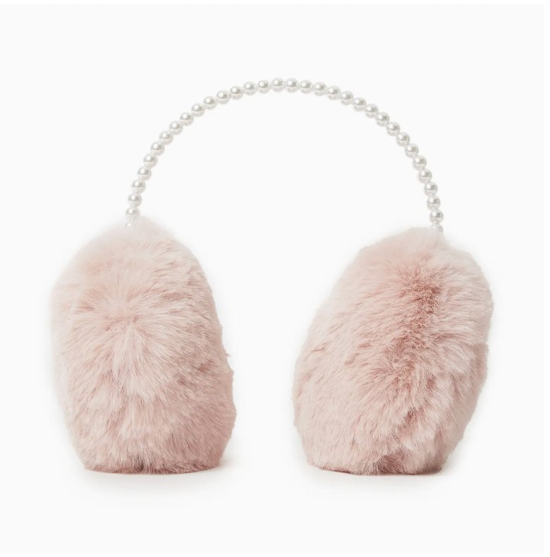 Faux Fur Pearl Earmuffs
