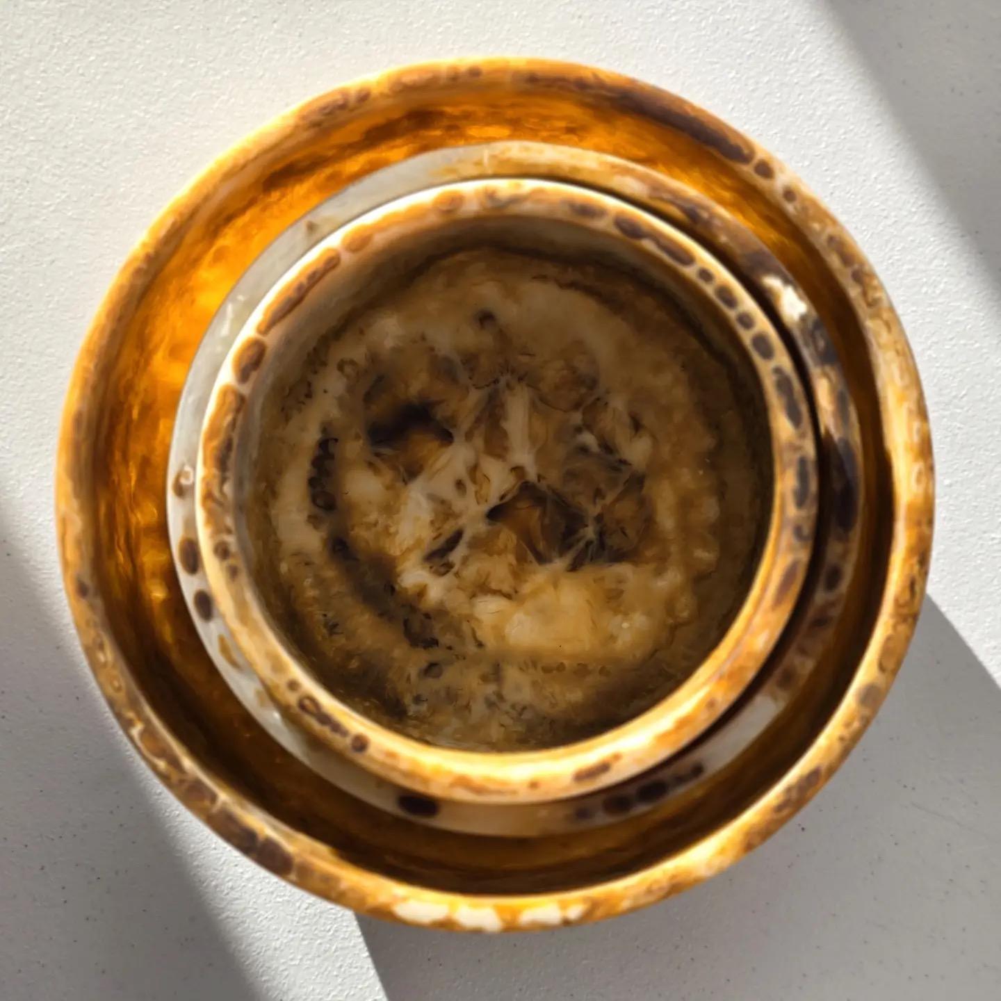 Resin Serving Bowls - Set of 3